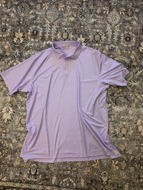 Peter Millar Men's Lavender Polo Shirt